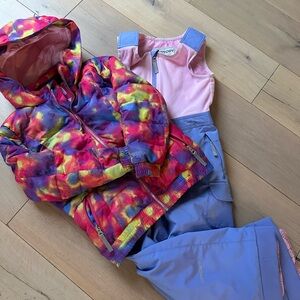 Girls Spyder Ski Set Size 7